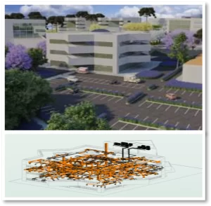 Elaboração de Projetos Executivos Complementares de Engenharia, Modelagem e Compatibilização em Plataforma BIM para o Hospital DIA, com área de 7.200m2